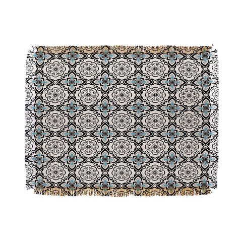 Juliana Curi Rococo Mix Throw Blanket