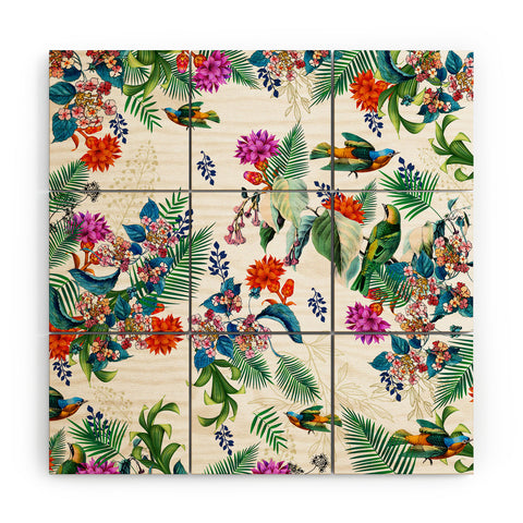 Juliana Curi Shabby Chic Wood Wall Mural