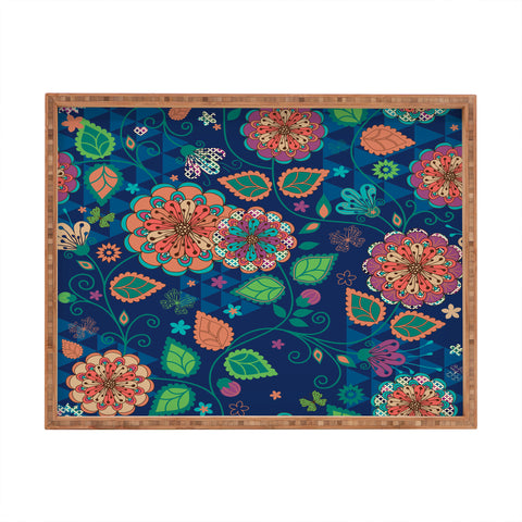 Juliana Curi Soft Flower Rectangular Tray