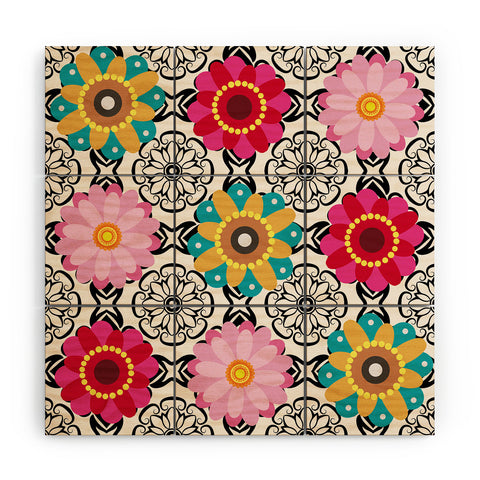 Juliana Curi Spring Mix Wood Wall Mural