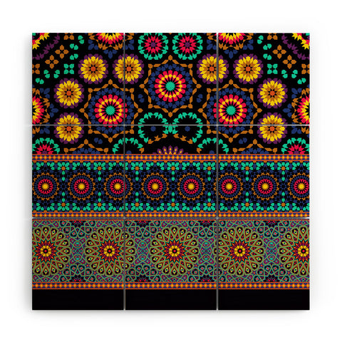 Juliana Curi Tiles2 Wood Wall Mural