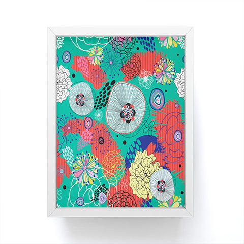 Juliana Curi Underground Flower Framed Mini Art Print