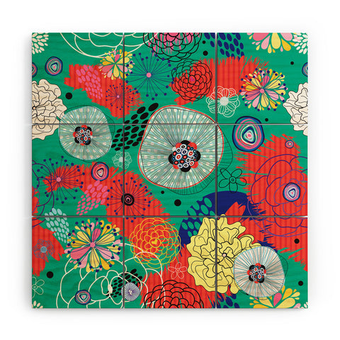 Juliana Curi Underground Flower Wood Wall Mural