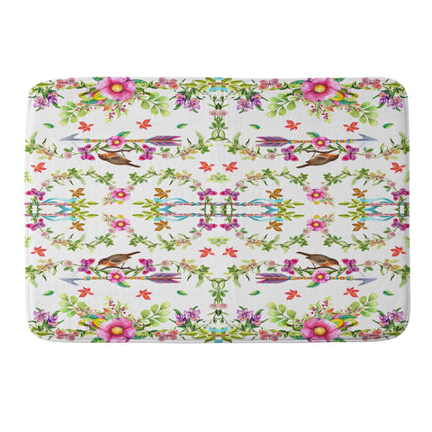 Juliana Curi wonderfulworld1 Memory Foam Bath Mat