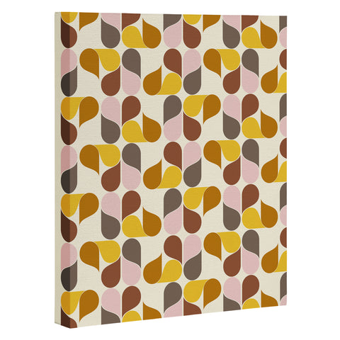 June Journal Abstract Leaves 1 Art Canvas