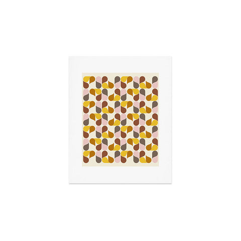 June Journal Abstract Leaves 1 Art Print