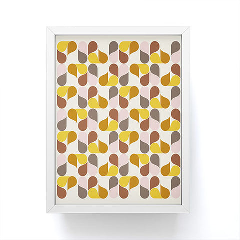 June Journal Abstract Leaves 1 Framed Mini Art Print