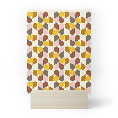 June Journal Abstract Leaves 1 Mini Art Print