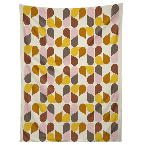 June Journal Abstract Leaves 1 Tapestry