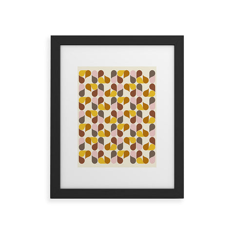 June Journal Abstract Leaves 1 Framed Art Print