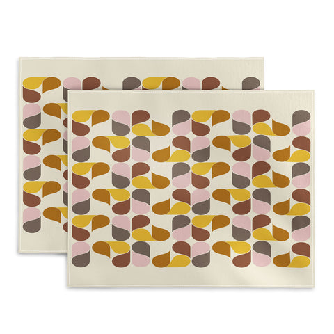 June Journal Abstract Leaves 1 Placemat