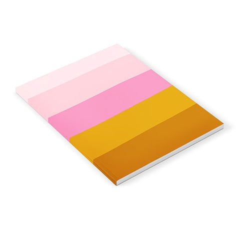 June Journal Abstract Organic Stripes Notebook