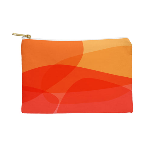June Journal Abstract Warm Color Shapes Pouch