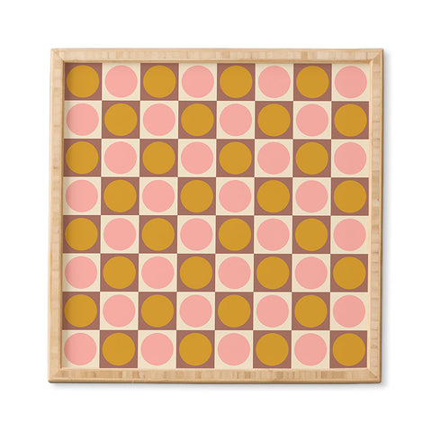 June Journal Autumn Checkerboard 29 Framed Wall Art