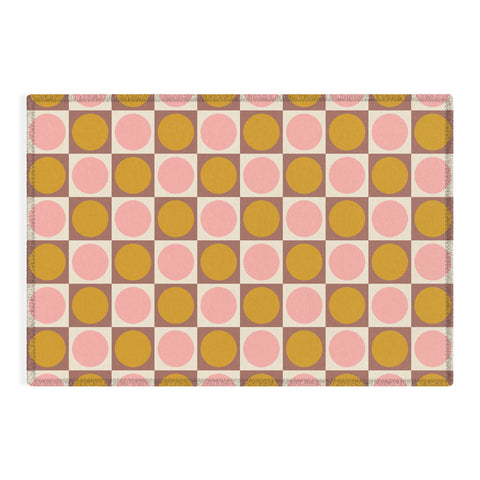 June Journal Autumn Checkerboard 29 Outdoor Rug