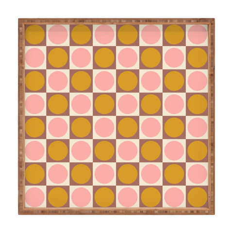 June Journal Autumn Checkerboard 29 Square Tray