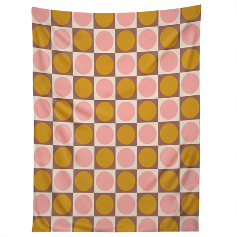 June Journal Autumn Checkerboard 29 Tapestry