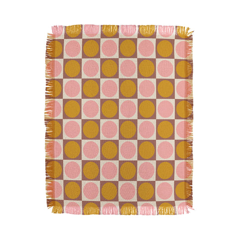 June Journal Autumn Checkerboard 29 Throw Blanket