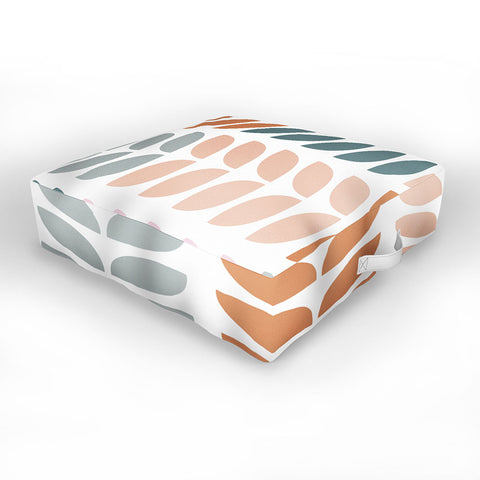 June Journal Autumn Leaves 1 Outdoor Floor Cushion