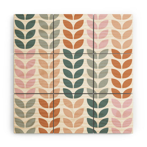 June Journal Autumn Leaves 1 Wood Wall Mural