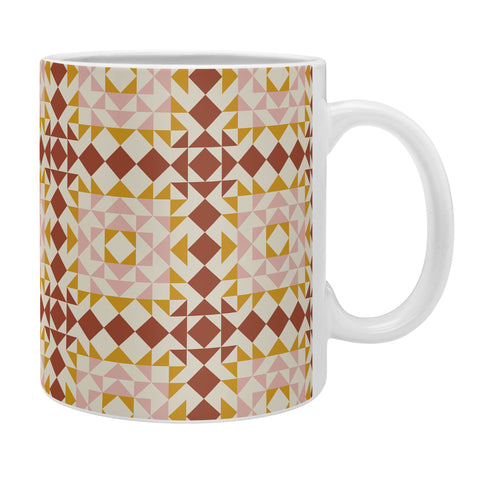 June Journal Autumn Quilt Pattern Coffee Mug