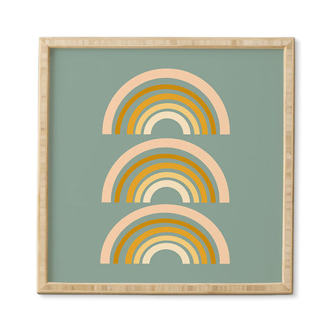 June Journal Autumn Rainbows Framed Wall Art