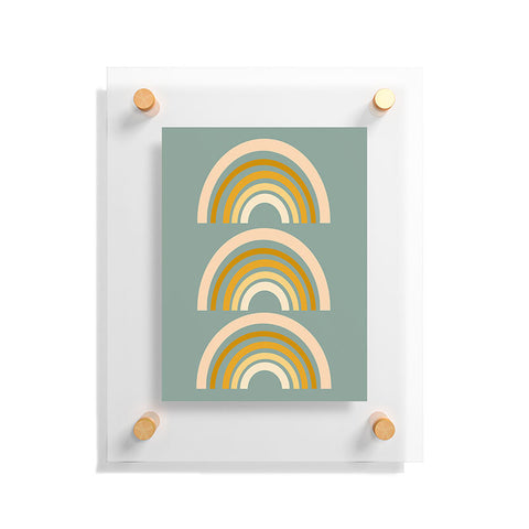 June Journal Autumn Rainbows Floating Acrylic Print