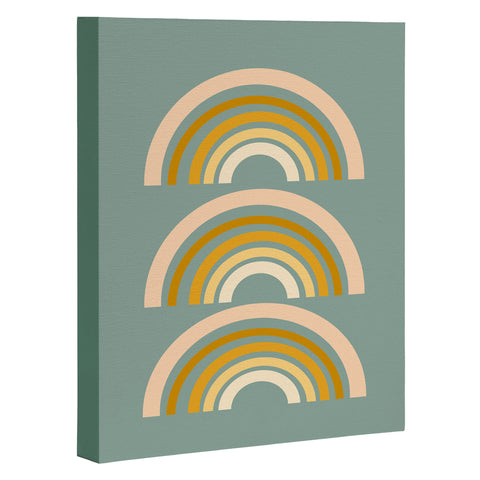 June Journal Autumn Rainbows Art Canvas