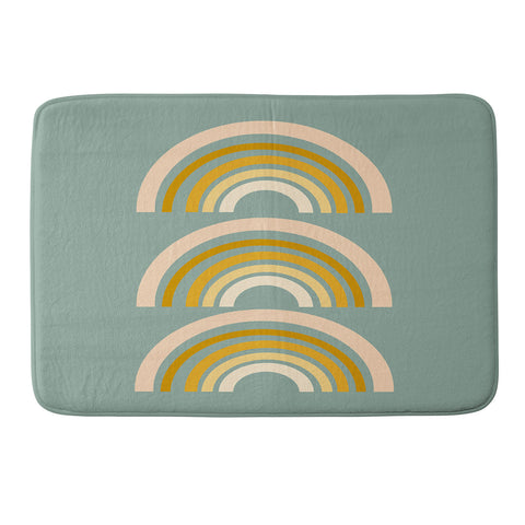 June Journal Autumn Rainbows Memory Foam Bath Mat