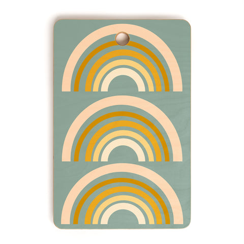 June Journal Autumn Rainbows Cutting Board Rectangle