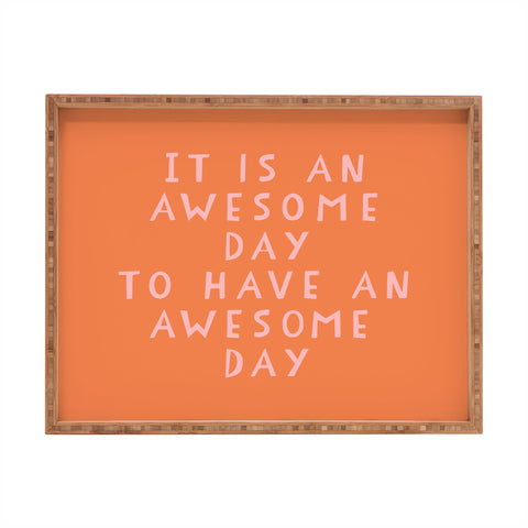June Journal Awesome Day Rectangular Tray