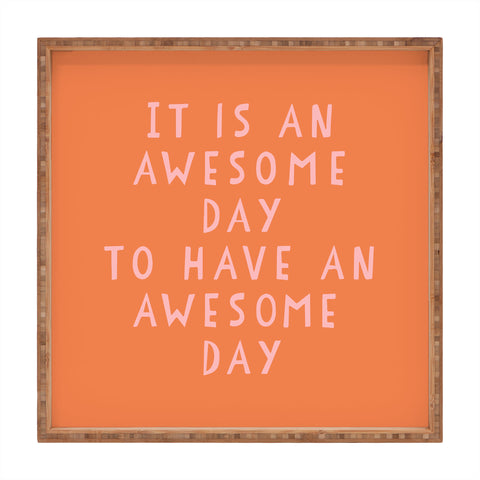 June Journal Awesome Day Square Tray