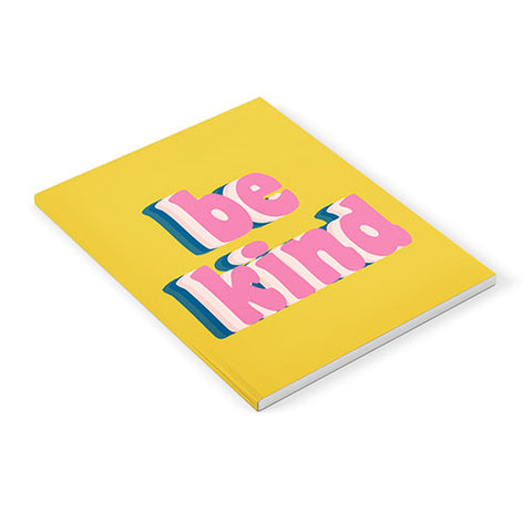 June Journal Be Kind in Yellow Notebook