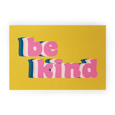 June Journal Be Kind in Yellow Welcome Mat