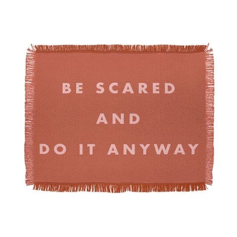 June Journal Be Scared Do It Anyway Throw Blanket