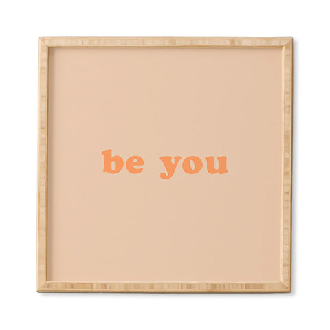 June Journal Be You 3 Framed Wall Art