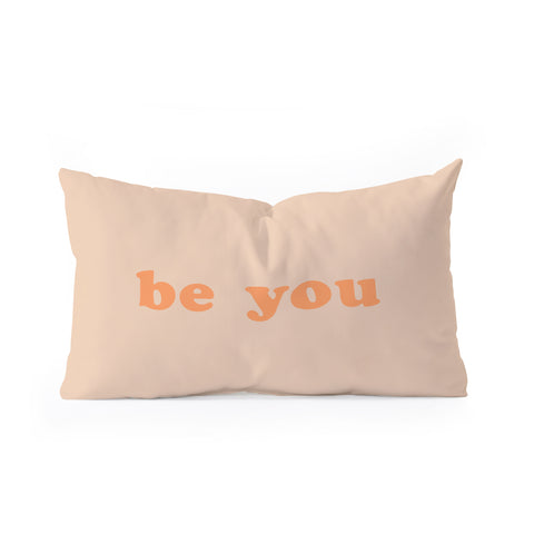 June Journal Be You 3 Oblong Throw Pillow
