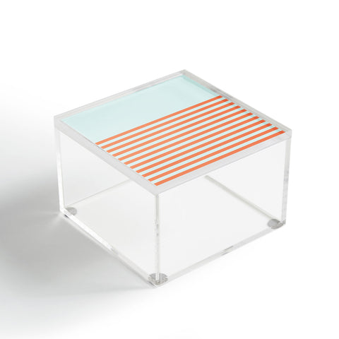 June Journal Beach Stripes 1 Acrylic Box