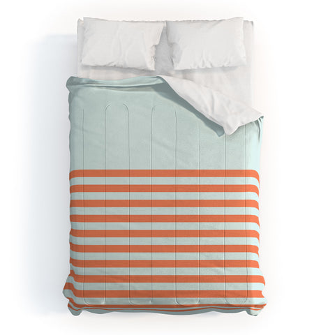 June Journal Beach Stripes 1 Comforter