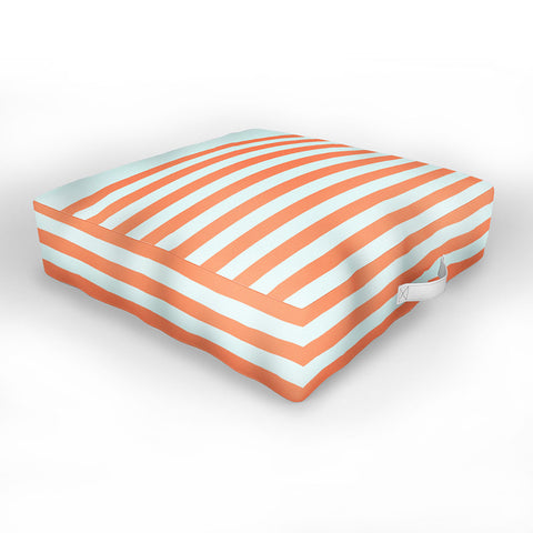 June Journal Beach Stripes 1 Outdoor Floor Cushion