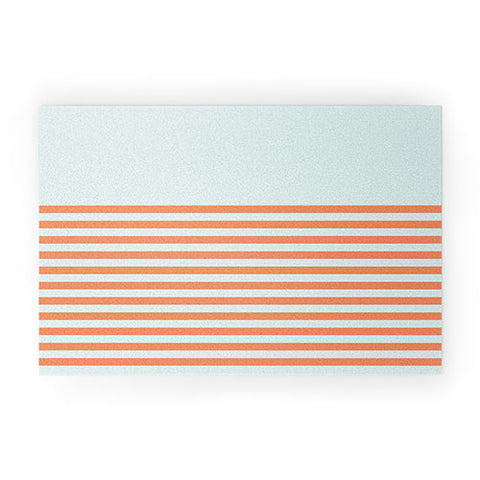 June Journal Beach Stripes 1 Welcome Mat