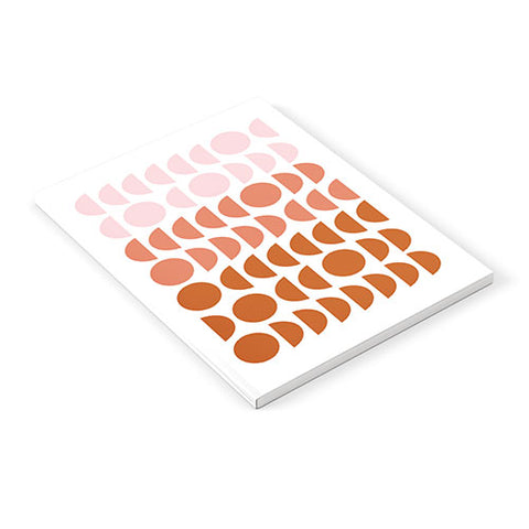 June Journal Blush and Terracotta Circles Notebook