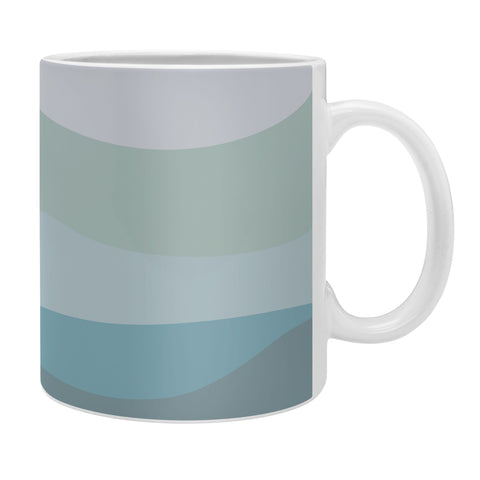 June Journal Calming Ocean Waves in Soft Du Coffee Mug