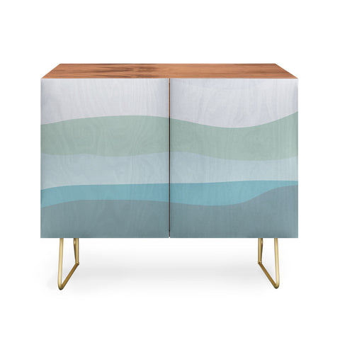 June Journal Calming Ocean Waves in Soft Du Credenza
