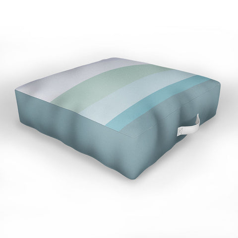 June Journal Calming Ocean Waves in Soft Du Outdoor Floor Cushion