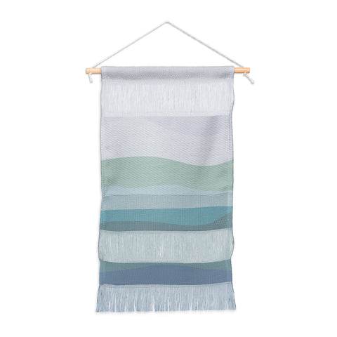 June Journal Calming Ocean Waves in Soft Du Wall Hanging Portrait