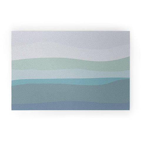 June Journal Calming Ocean Waves in Soft Du Welcome Mat
