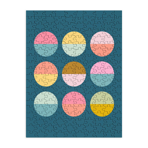June Journal Colorful Circles Puzzle