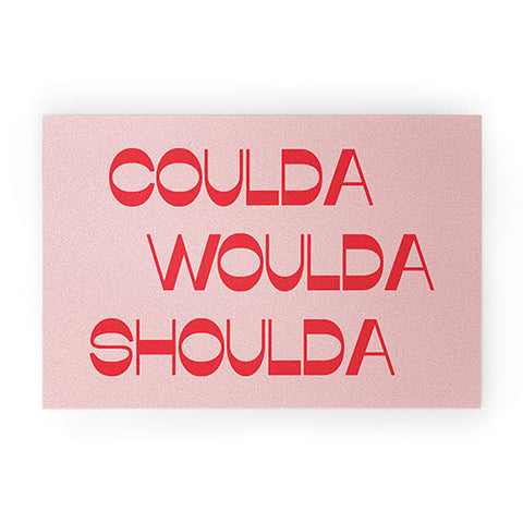 June Journal Coulda Woulda Welcome Mat