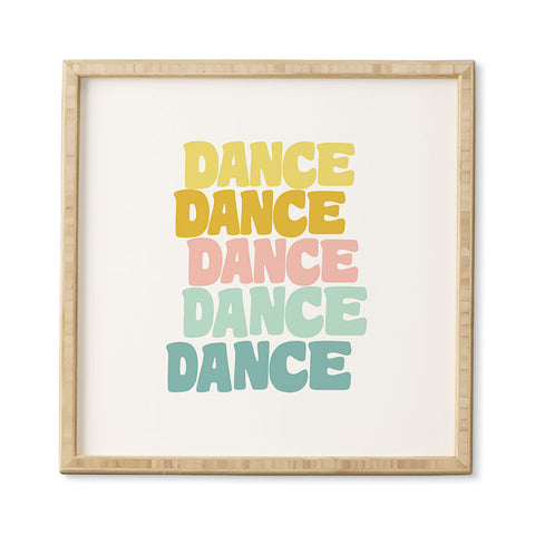 June Journal Dance in Pastel Framed Wall Art